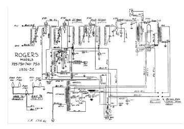 Rogers 740 schematic circuit diagram